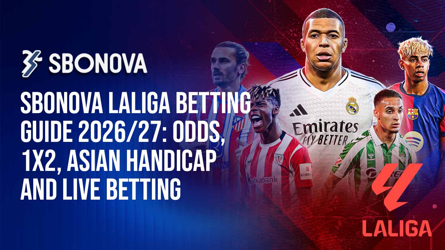 SBONOVA LaLiga betting guide 2026/27 with football odds and betting markets