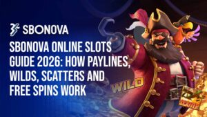 SBONOVA Online Slots Guide 2026: How Paylines, Wilds, Scatters and Free Spins Work
